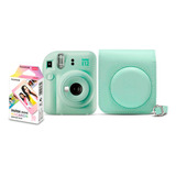 Kit Camera Instax Mini 12 + Bolsa + Filme 10 Foto (verde)