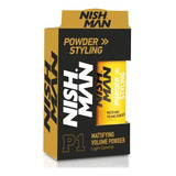 Nish Man Polvo Para Peinar Texturizante Powder Wax 20g Matte