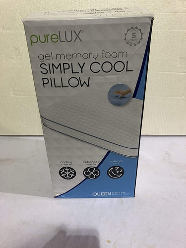Purelux Gel Memory Foam Pillow Queen  X 