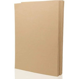 Papel Kraft A4 Misionero Madera 125 Grs Pack X20 Hoja Marron