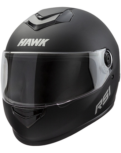 Casco Integral Hawk Rs1 Negro Mate 