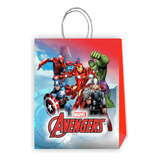 10 Bolsas Cumpleaños Avengers Vengadores #2 Personalizadas
