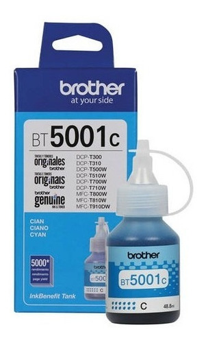 Botella De Tinta Brother Bt5001c