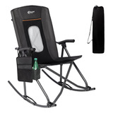 Portal - Silla Mecedora Plegable De Gran Tamano Para Camping