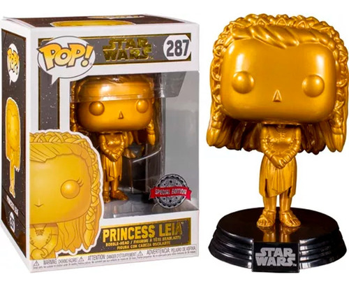 Funko Pop Star Wars Golden Princess Leia 287