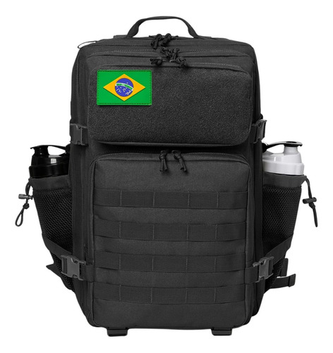 Mochila Tática Militar Grande Forte Impermeável Garrafa Bols