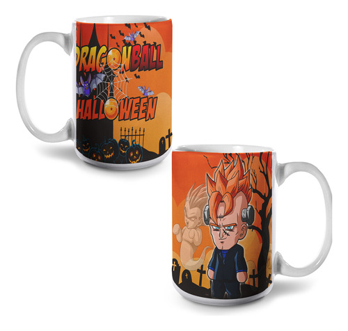 Taza De Halloween De Dragon Ball Z Personalizada 15oz Mod268