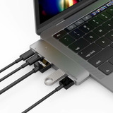 Purefix Mac Usb C Hub, Thunderbolt 3 A Usb C Adaptador Multi