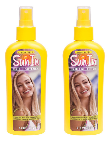 Sun In Aclarador Para El Cabello, Limn, 4.7 Onzas (paquete D