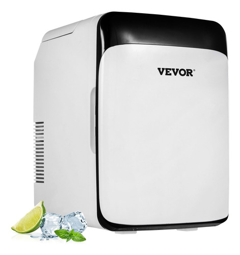 Vevor Mini Refrigerador Pequeño Portátil 12v 45w 10l Negro