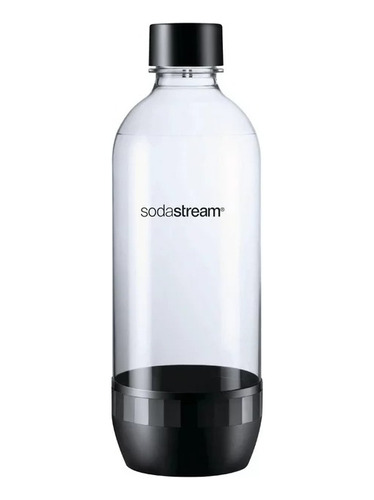 Sodastream 1-liter Carbonating Bottle, Black, 2-pack