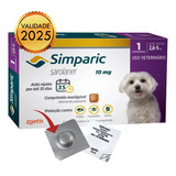 Antipulgas Simparic 10mg Cães 2,6 A 5kg 1 Comprimido Avulso