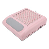 Extractor De Polvo Para Uñas 80w Con Filtro Bq-858-8 Rosado 