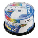 Maxell Cd-r 700 mb X48 velocidad  50 pk Spindle (printable 