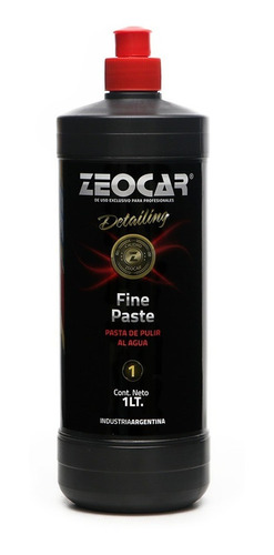 Zeocar Detailing N1 Pasta Fina 1 Lts. Pintureria Miguel