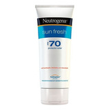 Protector Solar Neutrogena Sun Fresh Fps70 X 200ml