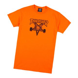 Polera Thrasher Xl Skategoat Orange Skateboard | Laminates