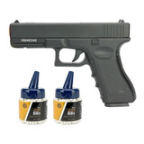 Pistola De Airsoft Full Metal Glock Vg Gk-v20 Spring 6mm +