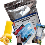 Kit Gelo Sabor: 1 Kg Aroma, 1 Pct Embalagens E 1 Forma Bwb