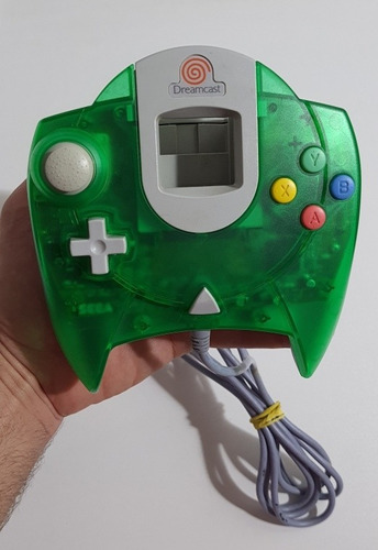 Controle Original Verde Translúcido Sega Dreamcast 