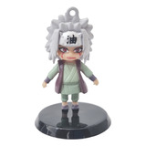 Boneco Miniatura Com Base Coleção Brinquedo Criança Jiraiya