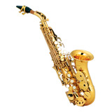 Saxofon Soprano Dorado Curvo Century Cnsx001 Estuche )