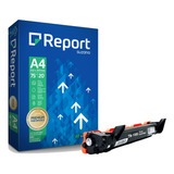 Toner Compatível Tn 1060+resma Report Premium A4 500 Folhas