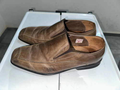 Zapatos De Vestir Para Hombre Cuero Marrón Chocolate Núm. 43