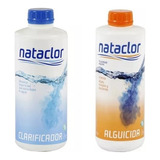 Kit Mantenimiento Piscina Alguicida Clarificador 1l Nataclor