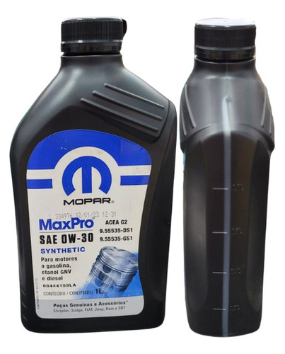 Óleo 0w30 Mopar Max Pro Sintético 68444159la  1 Litro