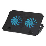 Base Para Notebook Com 2 Coolers Externos Led Sp242 Cor Azul Cor Do Led Azul-marinho