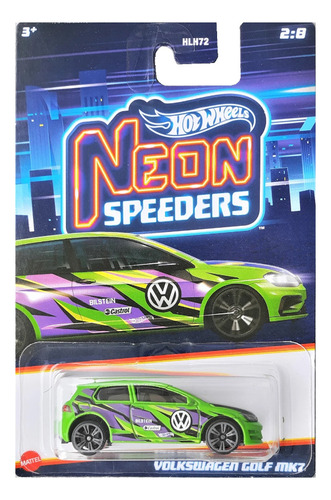 Hot Wheels Neon Speeders Volkswagen Golf Mk7