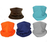 Pack 10 Bandana Multiuso Tubular  Sin Costura  Deporte  Liso