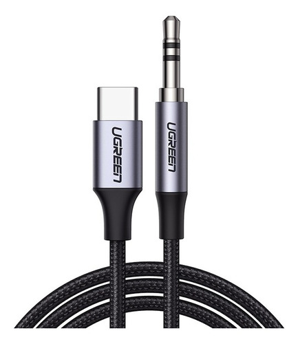 Cable Audio Ugreen 3.5mm Estereo Cubierta Aluminio Usb C 1m