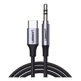 Cable Audio Ugreen 3.5mm Estereo Cubierta Aluminio Usb C 1m