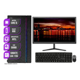 Pc Completo Mancer, Intel Core I5, 8gb, Hd 500gb, Monitor 19