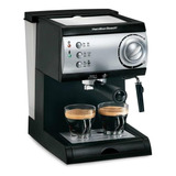 Cafetera Expresso Automatica Hamilton Beach 40715 Negra Color Negro 110v