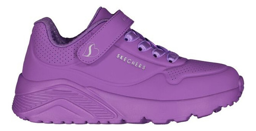 Tenis Skechers Street Uno Niña Morado 310451 Velcro Cómodo 