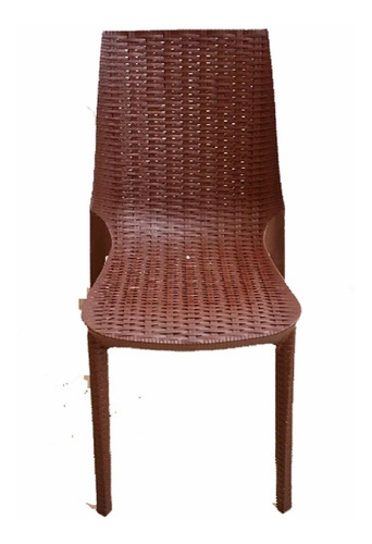 Oferta Silla Super Reforzada Simil Rattan Color Marron