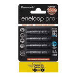 Kit 4 Pilhas Aa Panasonic Eneloop Pro Recarregáveis 2500mah