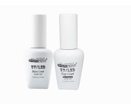 Base Coat + Top Coat Permanente 15ml Cherimoya