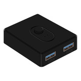 Conmutador Kvm Usb 3.0, Conmutador 1x2/2x1, Divisor Usb Shar