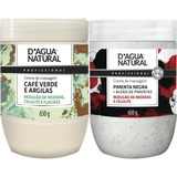 Kit Creme De Massagem Pimenta Negra E Café Verde E Argilas