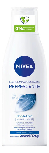 Nivea Leche Limpiadora Facial C/agua Flor De Loto 200ml/196g