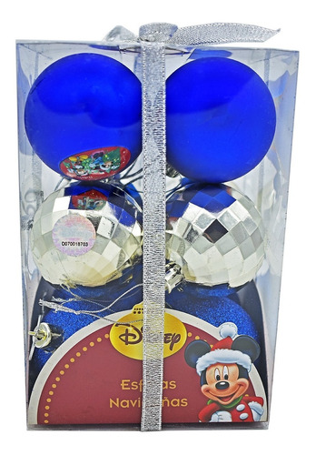 Esferas De Navidad Mickey Mouse Disney Plástico Decoración