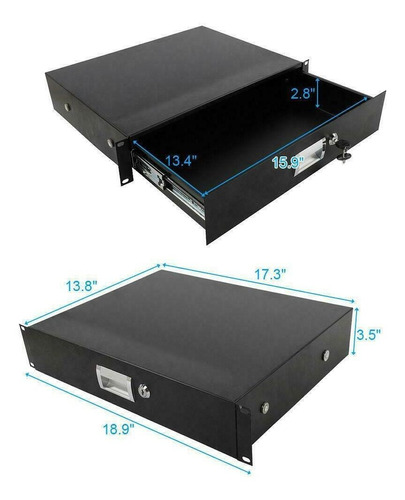 Gabinete Con Llave Para Equipos De Dj 2u Pro En Acero