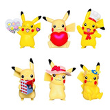 Pikachu Coleccion Juguetes Figuras Coleccionables 6 Pzs