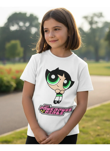 Playera Para Niña Chicas Superpoderos Brilla En La Oscuridad