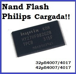 Memorias Nand Flash Philips 32pfl4017g/4007 42pfl4007g/4017