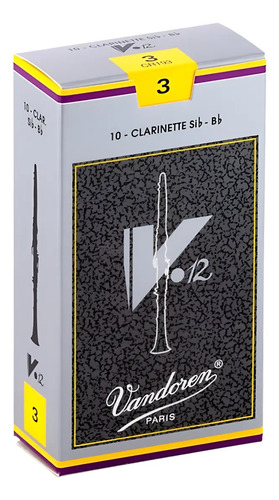 Vandoren V12 Cañas Clarinete Sib - Caja\u002F10 | Envío gratis